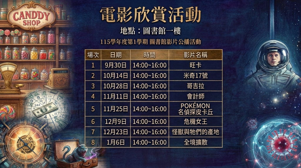 電影欣賞海報橫式